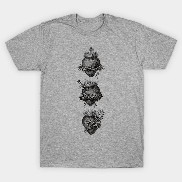 Hearts of the Holy Family T-Shirt by Beltschazar